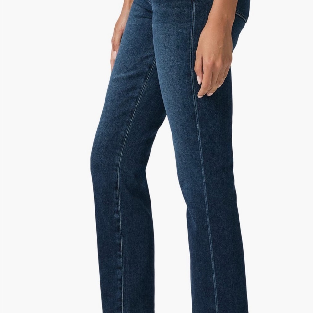 PAIGE Dark Blue Straight Leg Jeans - Picture 4 of 8